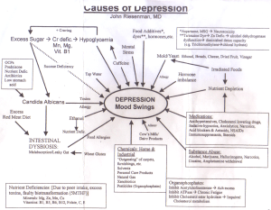 CAUSAS DE  LA DEPRESION