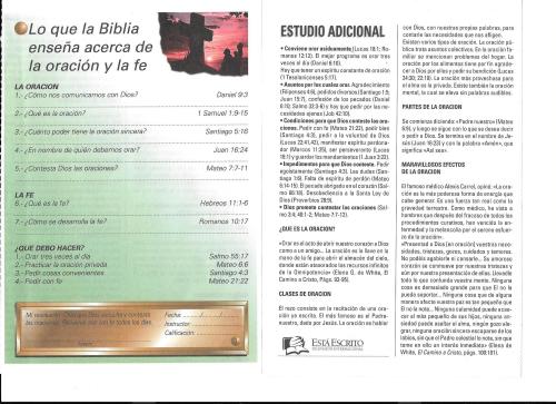 3-Lo que la Biblia enseña acerca de la oración y la fe-lección 3